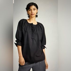 NWT Everlane “The Silky Cotton Balloon Sleeve Top”